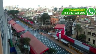 Fiestas Patrias: así luce Av. Brasil antes de la Parada Militar