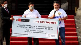 Andrés Hurtado y Pedro Castillo: Gobierno transfiere S/ 122,9 millones para pacientes con cáncer