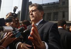 Alan García respalda moción de censura a Villanueva anunciada por el Apra