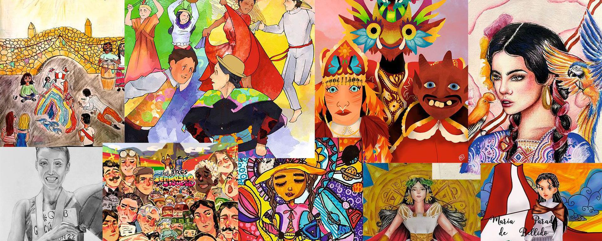 Fiestas Patrias: 300 niños y adolescentes de todo el Perú dibujaron su amor  por el país | Día de la Independencia | Perú | Dibujo | historias ec |  SOMOS | EL COMERCIO PERÚ