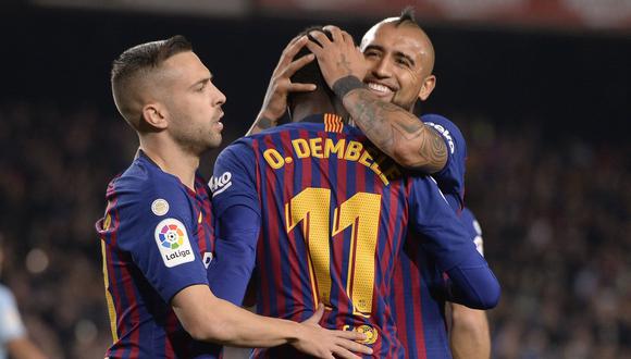 Barcelona vs. Celta de Vigo EN VIVO vía ESPN 2: con tanto de Dembélé vencen 2-0 por la Liga| EN DIRECTO. (Foto: AFP)