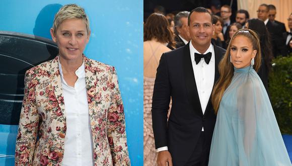 Ellen DeGeneres asegura que influyó en el compromiso de Jennifer Lopez y Alex Rodriguez. (Foto: Captura de pantalla/Instagram)