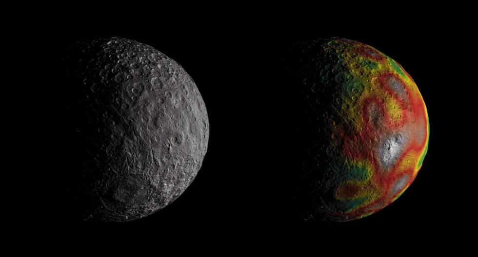 NASA y el planeta enano Ceres. (Foto: NASA/JPL-Caltech/UCLA/MPS/DLR/IDA)