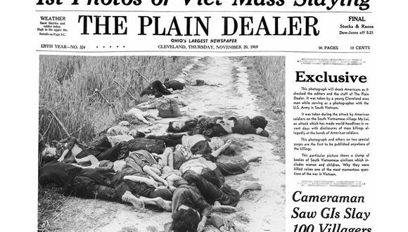 Las primeras imágenes de la matanza de My Lai, en Vietnam, a manos del ejército estadounidense. (Imagen de The Plain Dealer)