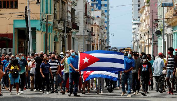 ¿Por qué protestan los habitantes de Cuba? Foto: EFE