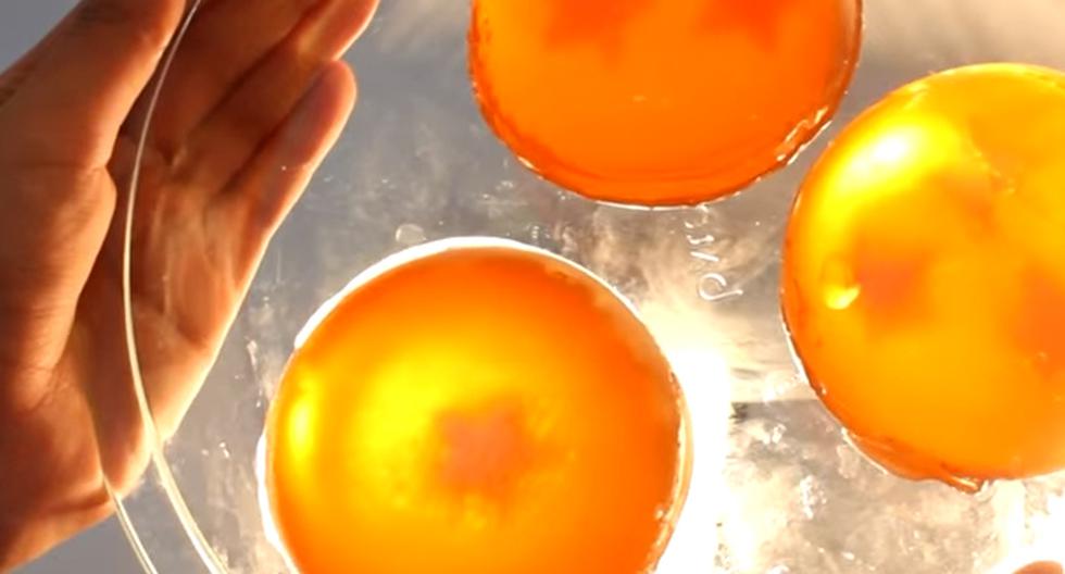Este video de YouTube demostrará la forma de crear las esferas del dragón con gelatina al mismo estilo del anime Dragon Ball Z. (Foto: captura)