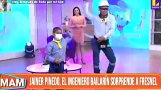 El ‘Ingeniero bailarín’ sorprendió en vivo a niño que lucha contra la leucemia 