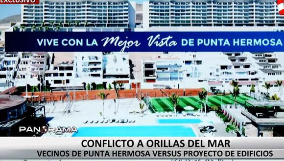 Vecinos de Punta Hermosa rechazan construcción de proyecto inmobiliario en los acantilados del balneario. (Foto: Panorama)