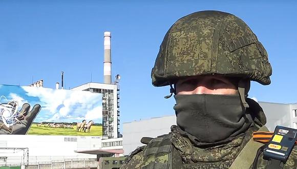Las tropas rusas han rodeado el perímetro de la planta DE Chernóbil. (RUSSIAN DEFENCE MINISTRY/GETTY IMAGES).
