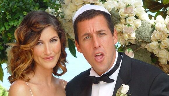 Jackie y Adam Sandler se casaron en 2003 en una ceremonia judía (Foto: Captura / YouTube Upsocl)