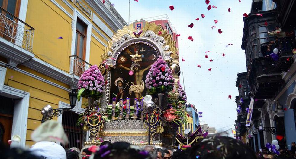 El Señor de los Milagros saldrá en procesión este miércoles 28 de octubre.(Foto: Andina)