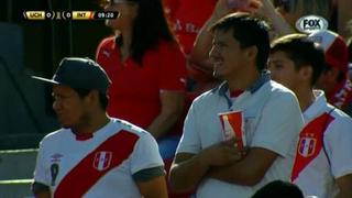 U. de Chile vs. Internacional: hinchas con camiseta de la selección peruana llegaron a Santiago para alentar a Paolo Guerrero [VIDEO]