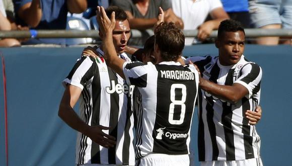 Juventus ganó 3-0 al Cagliari en Turín  en la primera jornada de la Serie A. (Foto: AFP)