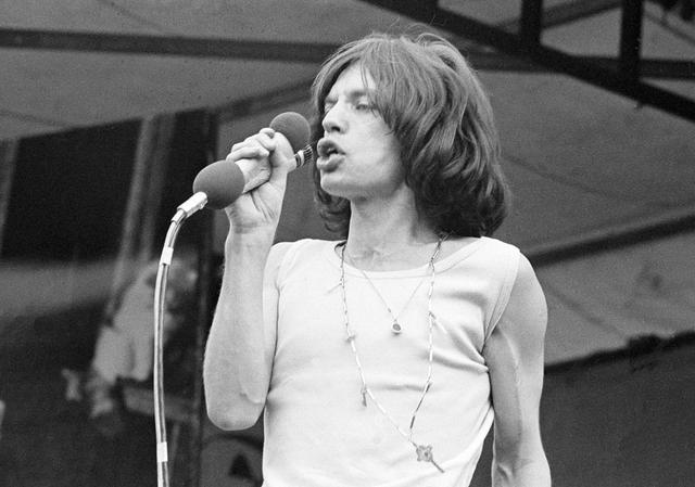 Mick Jagger en el legendario concierto en Hyde Park de 1969. (Foto: AP)