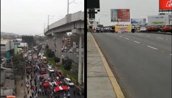 (Foto: Captura Video/ San Juan de Lurigancho Lomeros/ Tráfico RPP)