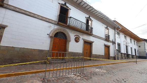 Hospedaje ubicado en centro del Cusco permanece completamente aislado. (Foto: Melissa Valdivia).