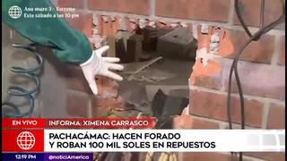 Pachacámac: roban más de 100 mil soles en repuestos vehiculares