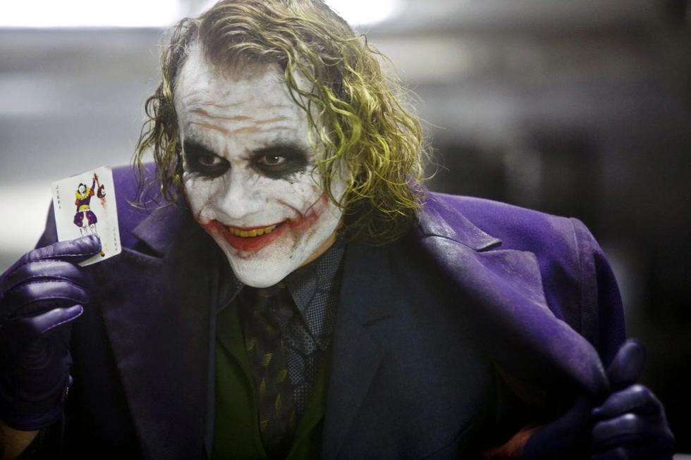 Heath Ledger como Joker en "The Dark Knight" (2008). (Foto: Warner Bros.)