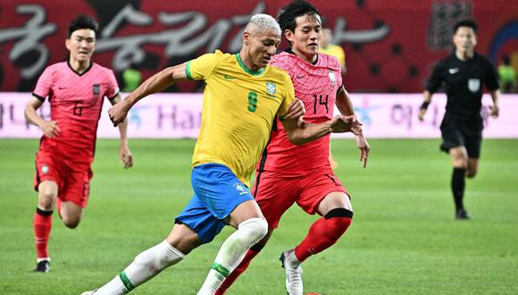 Revisa el historial completo del versus entre Brasil y Corea previo al inédito choque por los octavos de Qatar 2022. (Foto: AFP)