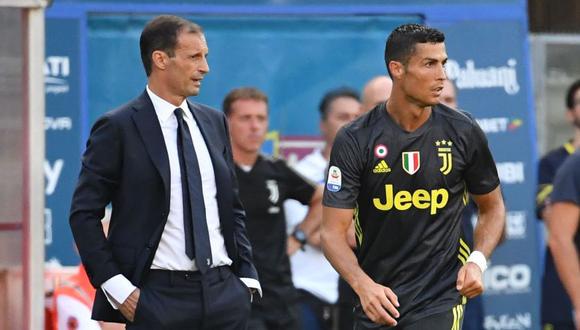 Cristiano Ronaldo busca romper la mala racha sin anotar con Juventus (Foto: AFP)