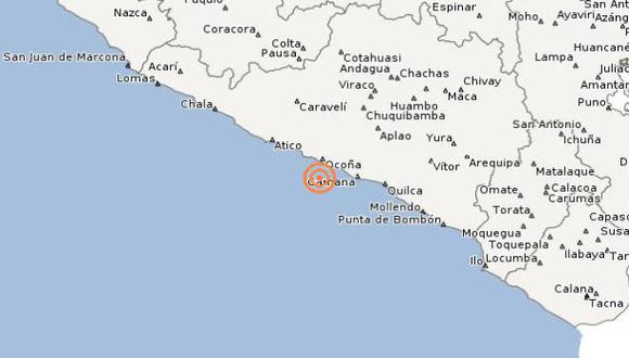 Arequipa registró dos temblores en menos de una hora