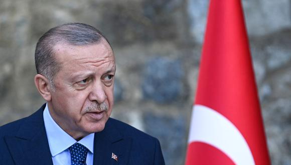 El presidente de Turquía Recep Tayyip Erdogan. (OZAN KOSE / AFP).