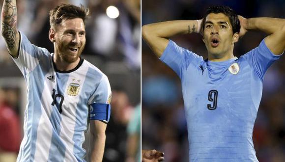 Messi supera a Suárez en Twitter previo al Argentina-Uruguay