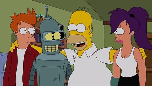 "Futurama" hace una oscura referencia a "Los Simpsons" y pocos lo notaron (Foto: Fox)