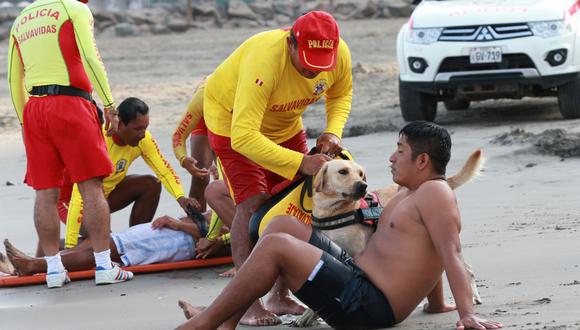 Más de 350 salvavidas de la Policía vigilan playas de Lima por feriado largo de Semana Santa.
