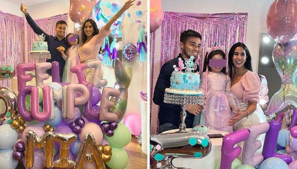 Melissa Paredes y Rodrigo Cuba se reunieron para celebrar juntos en cumpleaños de su hija. (Foto: Instagram)
