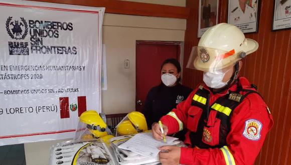 Implemento de seguridad permitirá a los bomberos loretanos afrontar más protegidos las emergencias. (Foto: BUSF Loreto)