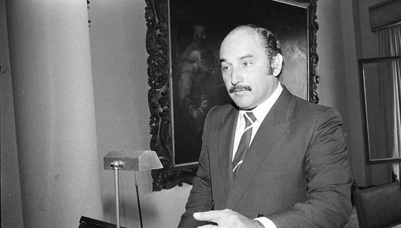 Imagen de Alberto Andrade tomada el 12 de noviembre de 1984, cuando era concejal de la Municipalidad de Miraflores. (Foto: GEC Archivo Histórico)