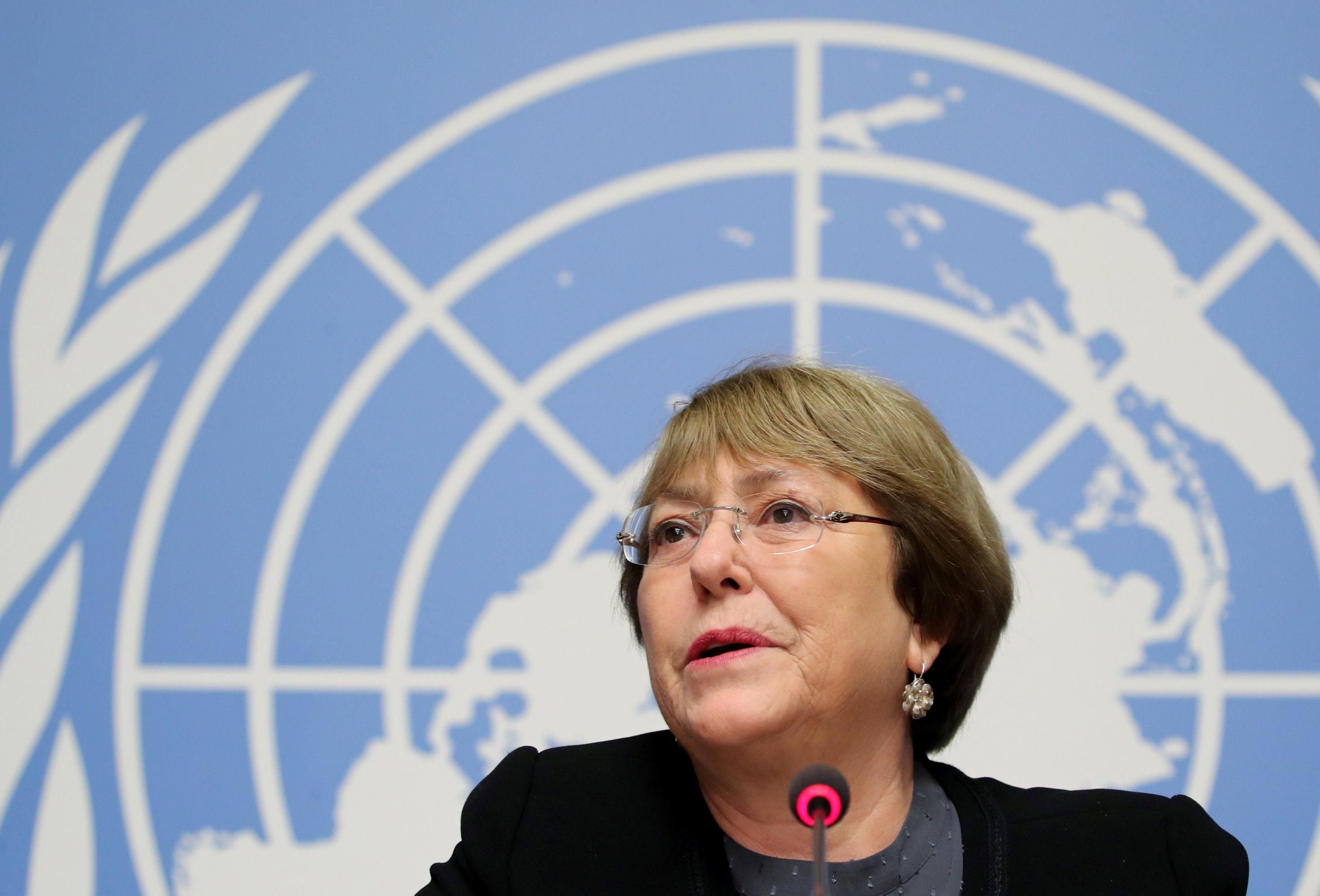 Michelle Bachelet dijo estar "profundamente preocupada por la presunta detención" e informó que la misión técnica de la ONU que se encuentra en Venezuela "pidió a las autoridades acceso urgente a Díaz". (Reuters)