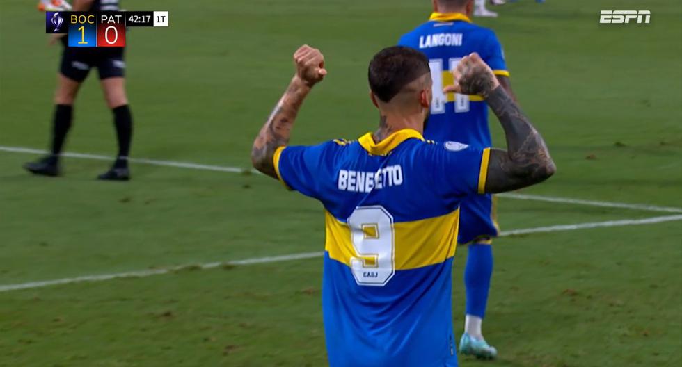 Gol de Benedetto y Boca acaricia la Supercopa Argentina ante Patronato | VIDEO