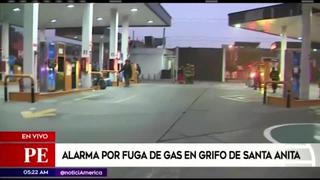 Santa Anita: fuga de gas causó alarma en grifo