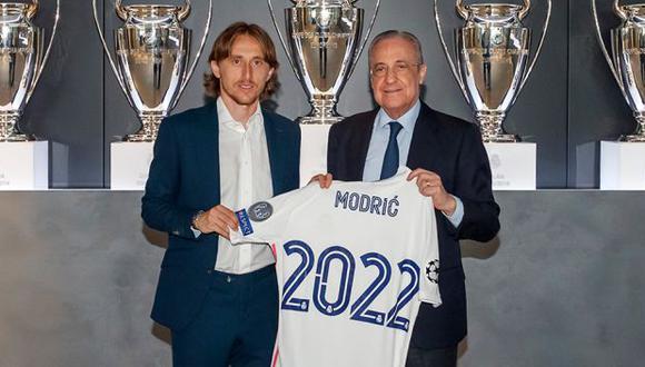 Luka Modric completará diez temporadas en Real Madrid en el 2022. (Foto: Real Madrid)