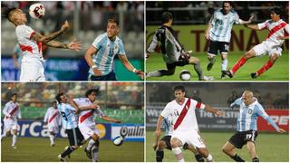 Perú vs. Argentina: así quedaron los últimos partidos