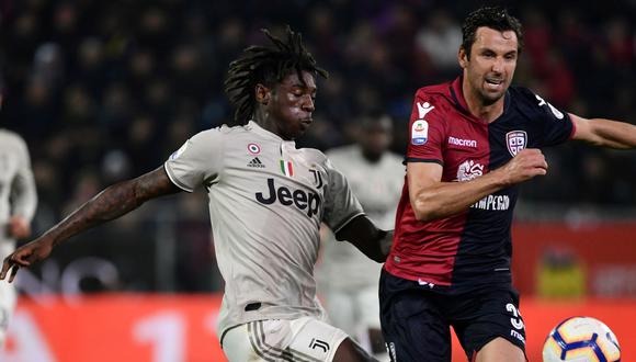 Moise Kean tomó el papel protagónico en la Juventus a partir de la última lesión de Cristiano. (Foto: AFP)