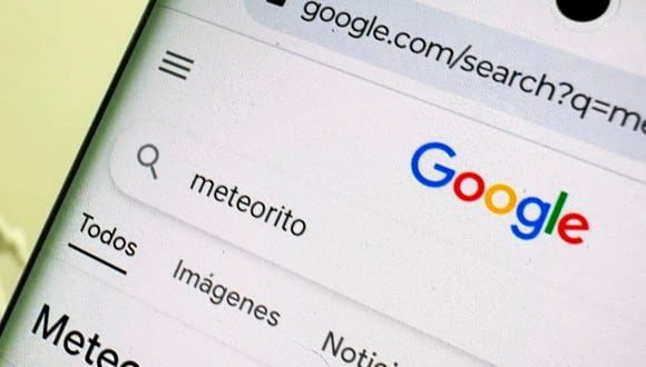 ¿Te has fijado lo que sucede si escribes "Meteorito" en Google? Aquí la curiosidad de este 2023. (Foto: MAG - Rommel Yupanqui)