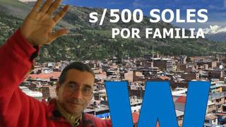 Waldo Ríos espera resultado oficial y reitera promesa de S/.500