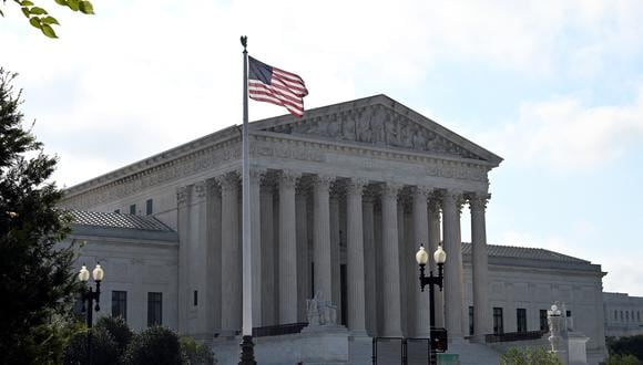 La Corte Suprema de EE. UU. en Washington, DC, el 28 de agosto de 2022. (Foto de Daniel SLIM / AFP)