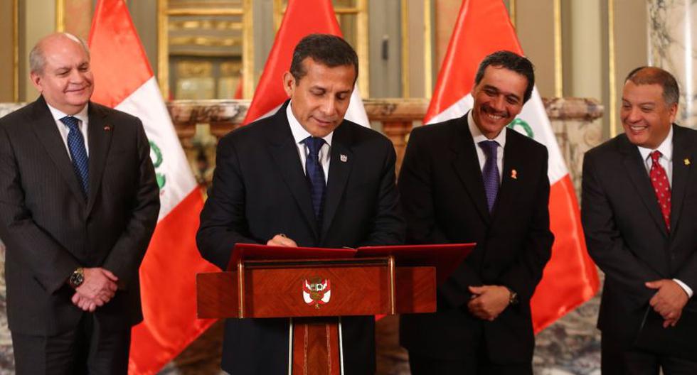 Presidente Humala promulga la Ley de Leasing. (Foto: Presidencia Perú / Flickr)