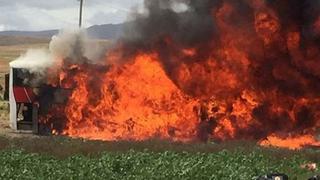 Wilstermann de Bolivia salvó de tragedia tras incendió de bus