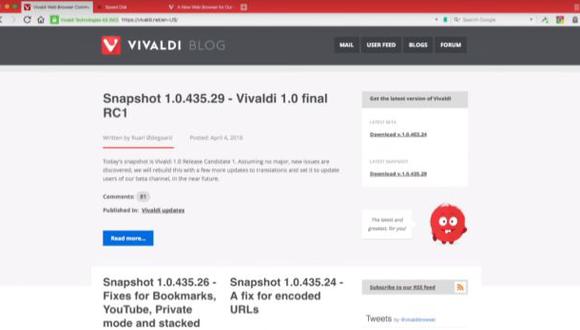 Vivaldi, el navegador que busca competir con Google Chrome