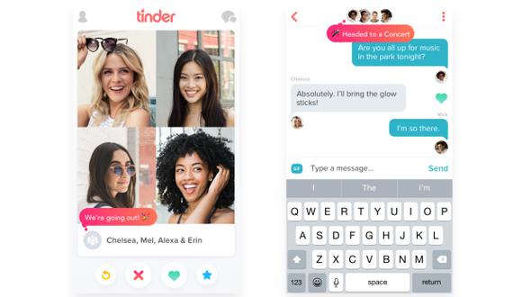 Nueva función de Tinder permite crear grupos entre usuarios