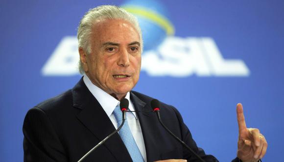 Michel Temer, presidente de Brasil. (Foto: EFE/Joédson Alves)