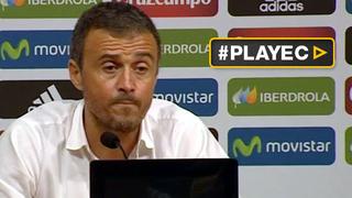 Luis Enrique: "Viene bien perder de vez en cuando" [VIDEO]