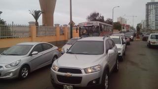 Costa Verde: cambio de desvíos causa congestión vehicular