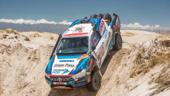 Juan Carlos Vallejo quiere llegar al final del Dakar 2018. (Foto: ITEA Photo)
