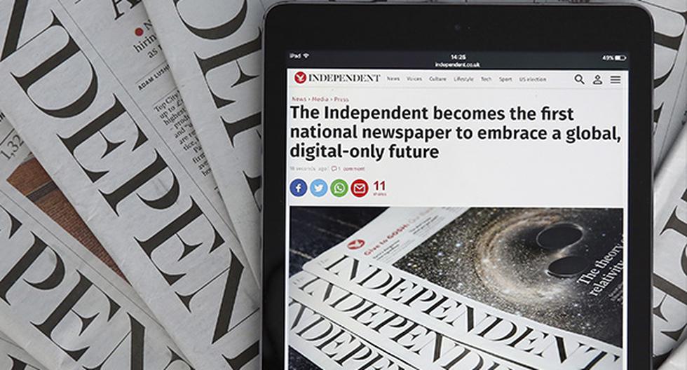 El diario The Independent dejará de imprimirse en papel. (Foto: Getty Images)